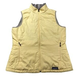 Patagonia Light Yellow Quilted Vest